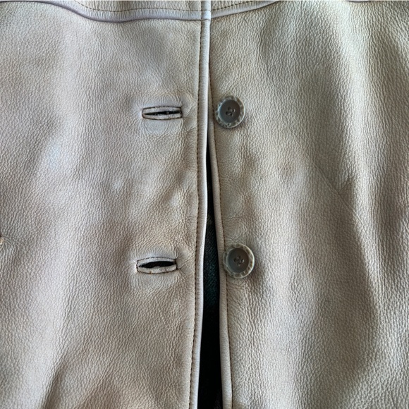 Leather barn jacket - Picture 2 of 7